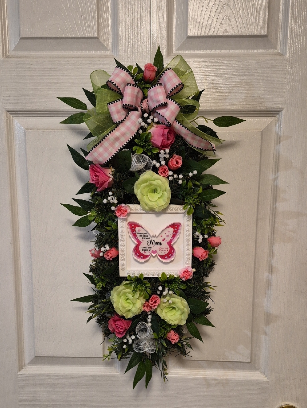 Mothers Day ,Swag Wreath For Wall Or Door